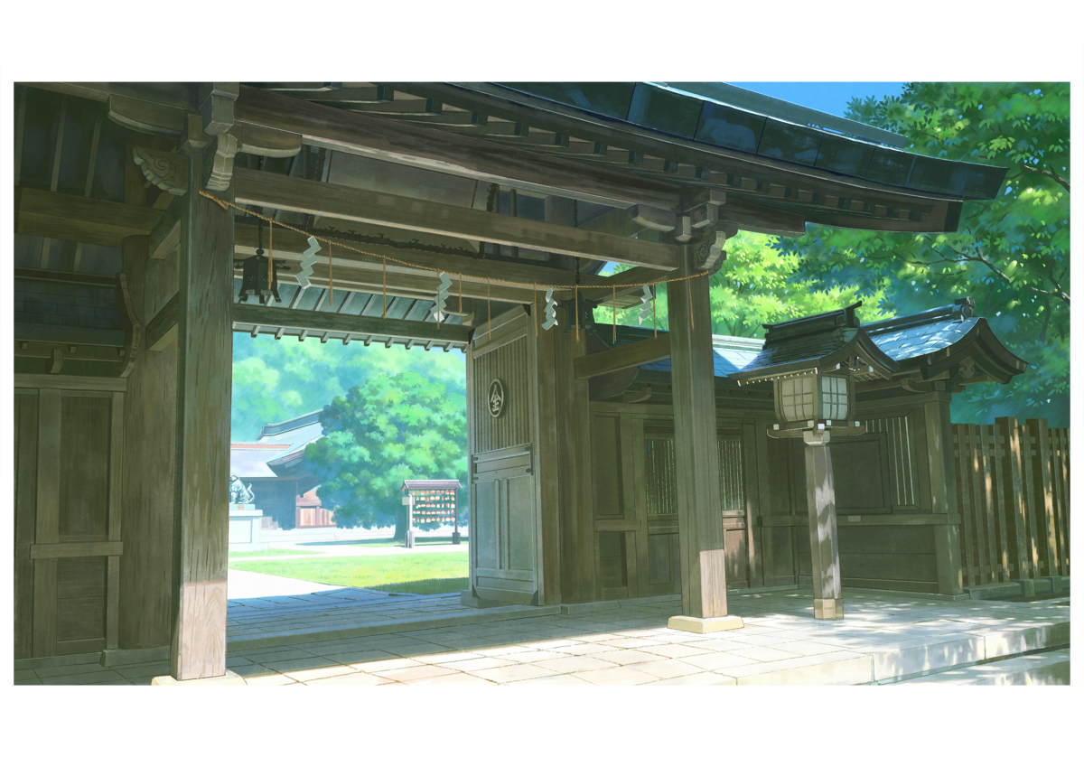 This is a pixiv picture whose title is 金刀比羅神社.