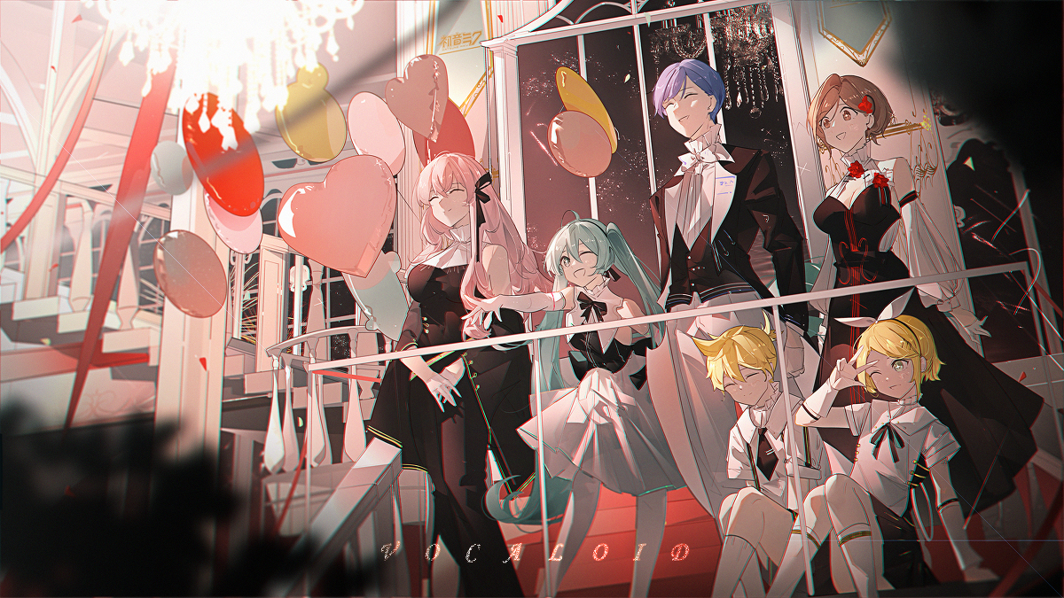 This is a pixiv picture whose title is miku.