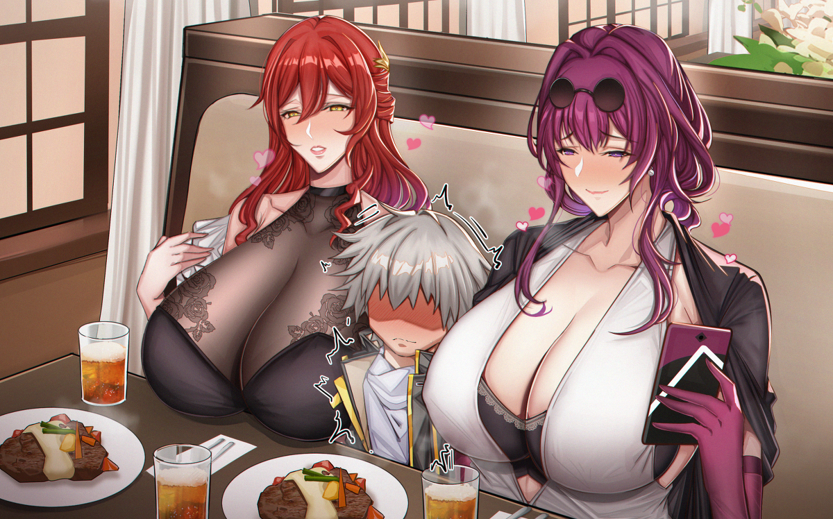 This is a pixiv picture whose title is 食事します.