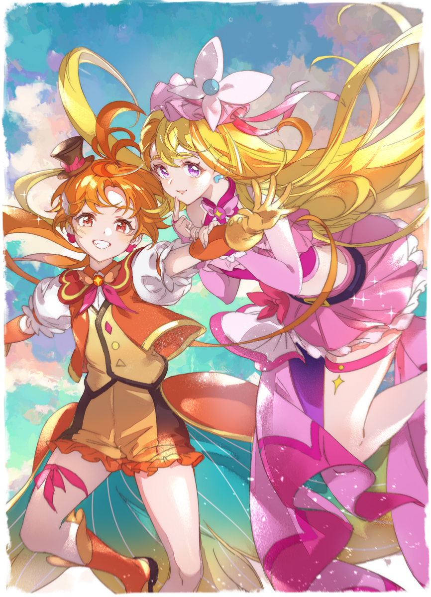 This is a pixiv picture whose title is キュアバタフライ.