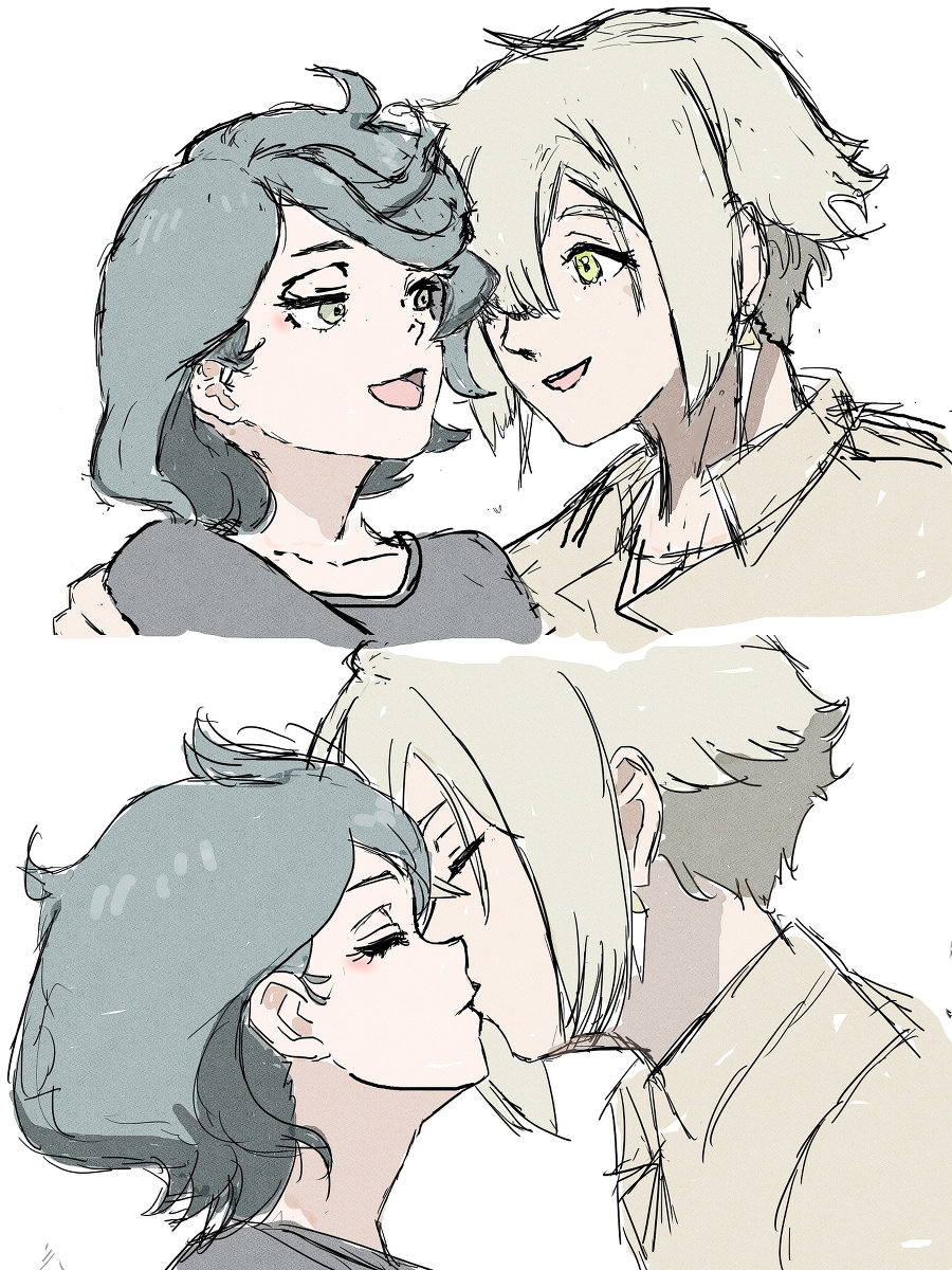 This is a pixiv picture whose title is 20話らくがき2.