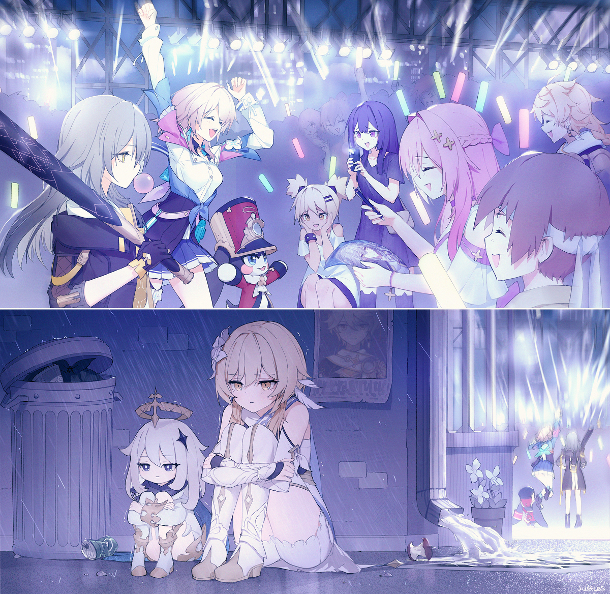 This is a pixiv picture whose title is Star Rail.