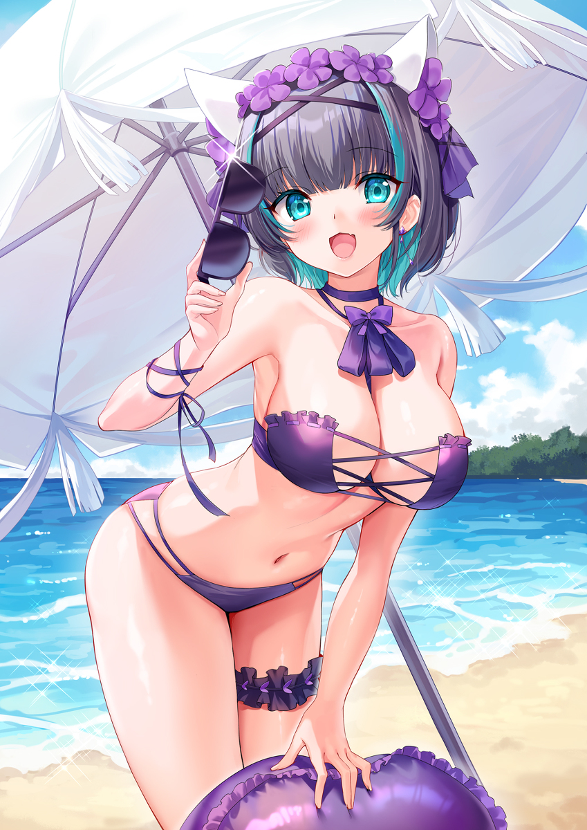 This is a pixiv picture whose title is 夏.