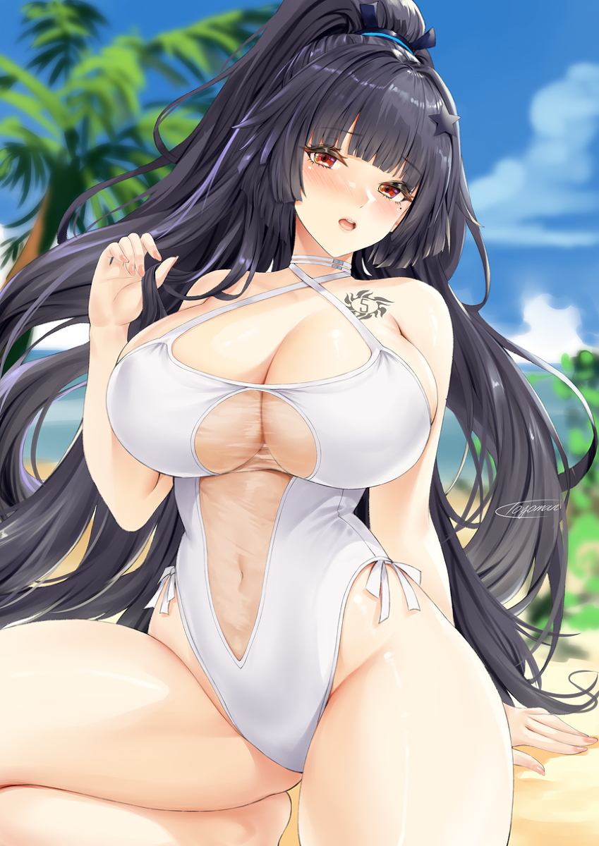 This is a pixiv picture whose title is 仕事絵.