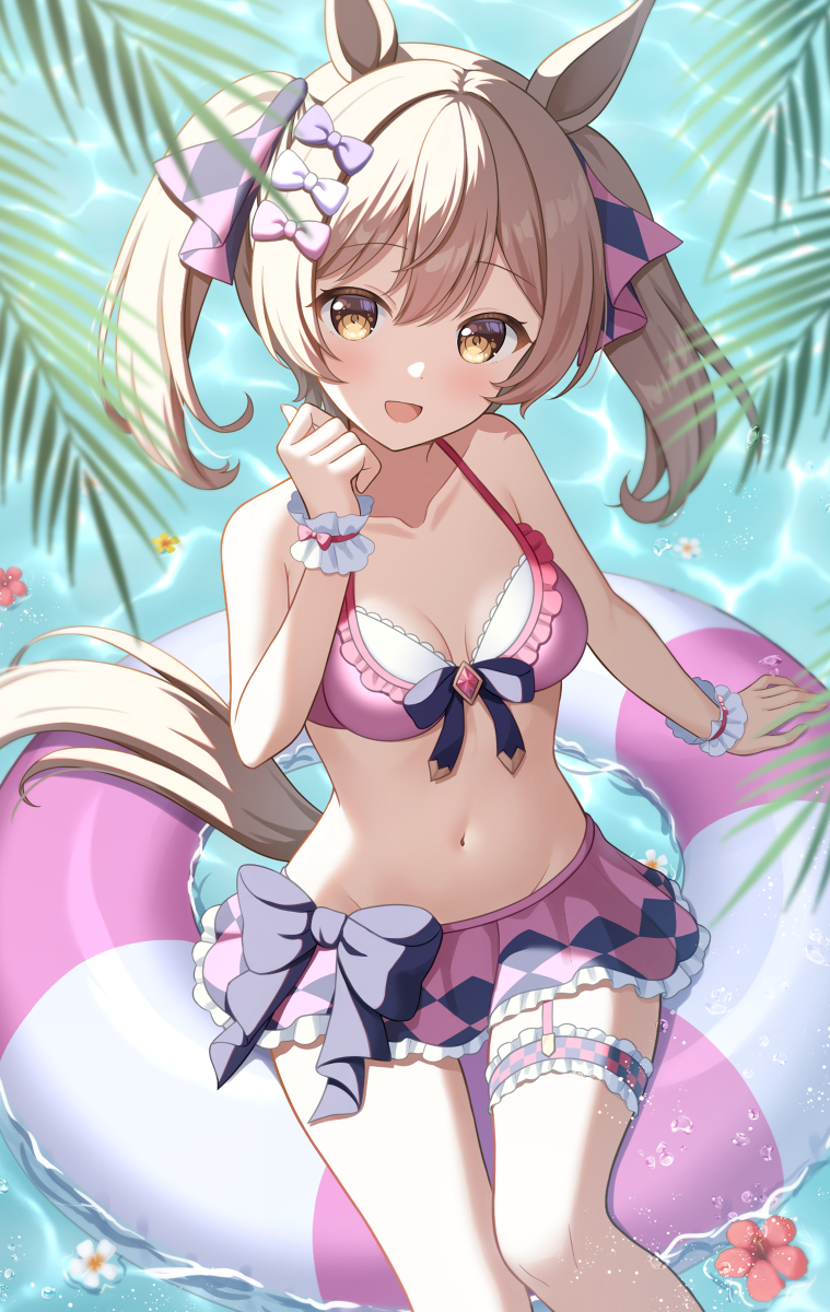 This is a pixiv picture whose title is 水着ファル子.