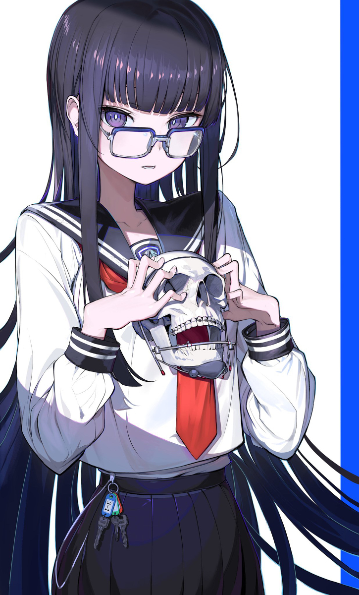 This is a pixiv picture whose title is 👀.