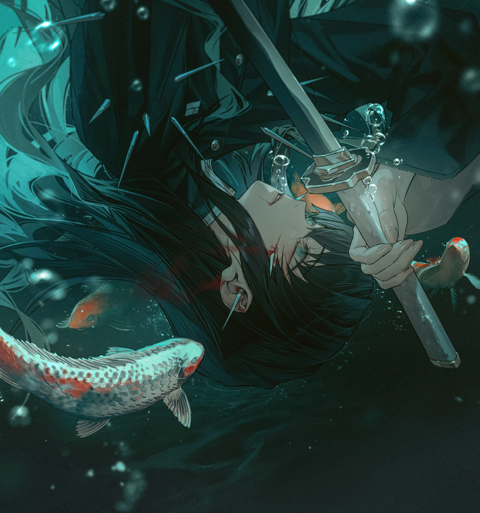 This is a pixiv picture whose title is muichiro.