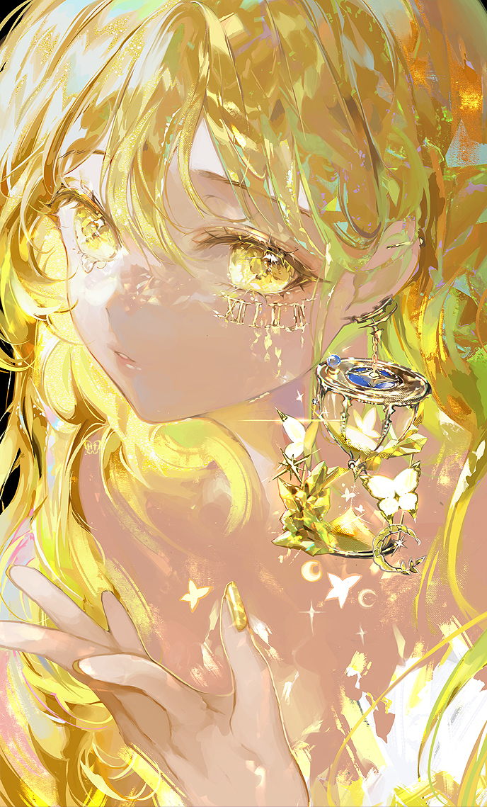 This is a pixiv picture whose title is Gold.