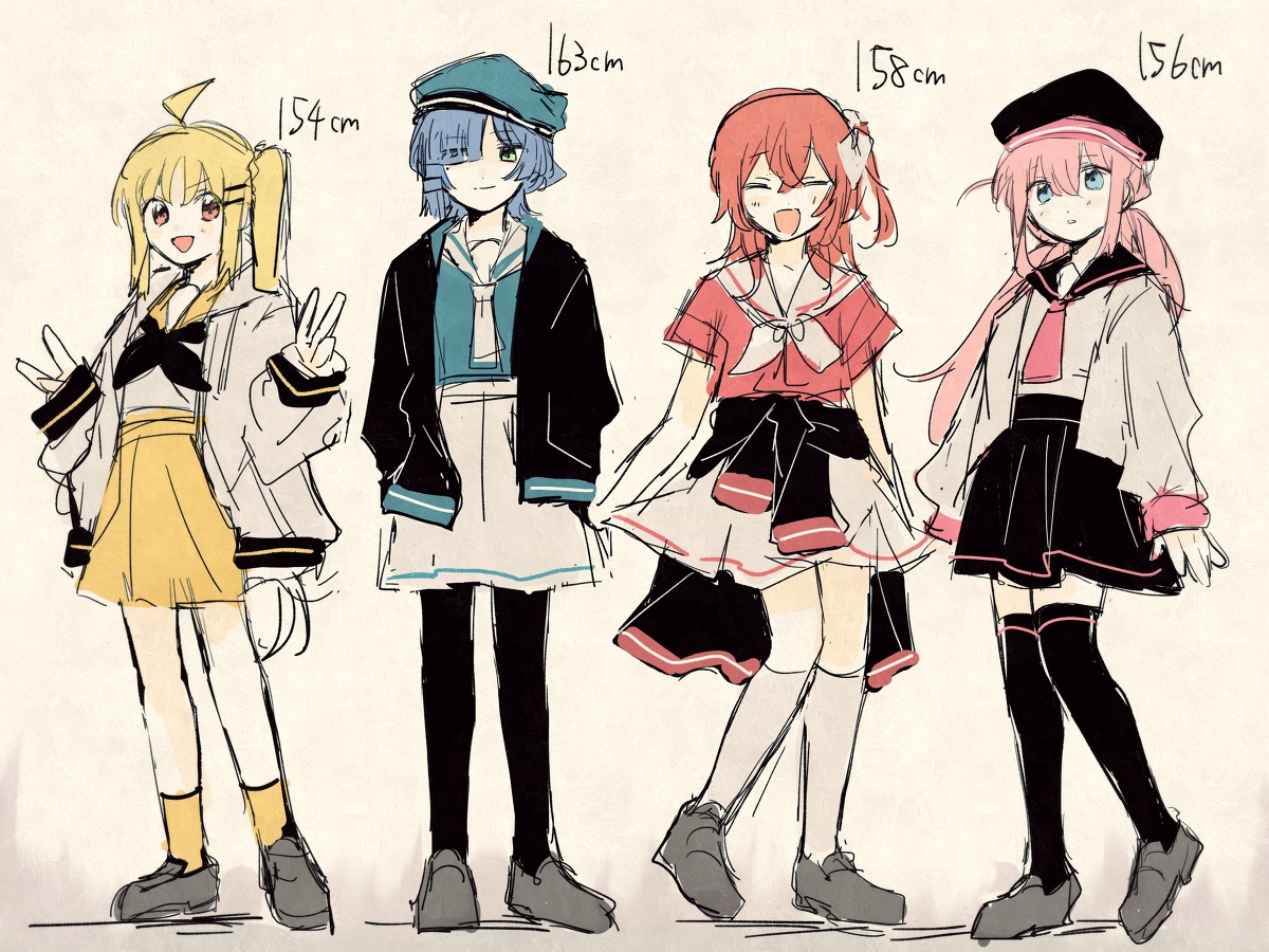 This is a pixiv picture whose title is ぼざろ詰め2.