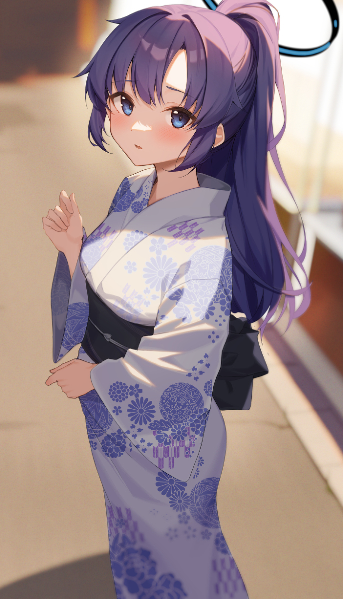 This is a pixiv picture whose title is 浴衣　ユウカ.