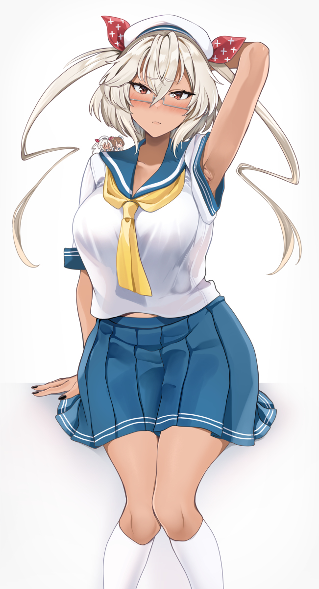 This is a pixiv picture whose title is 妖精さんコス武蔵さん.