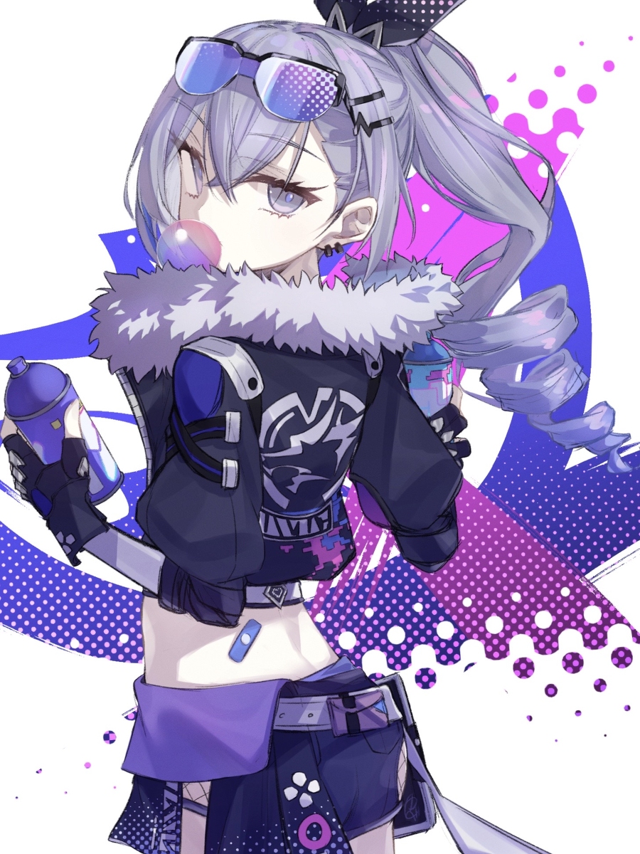 This is a pixiv picture whose title is 銀狼.