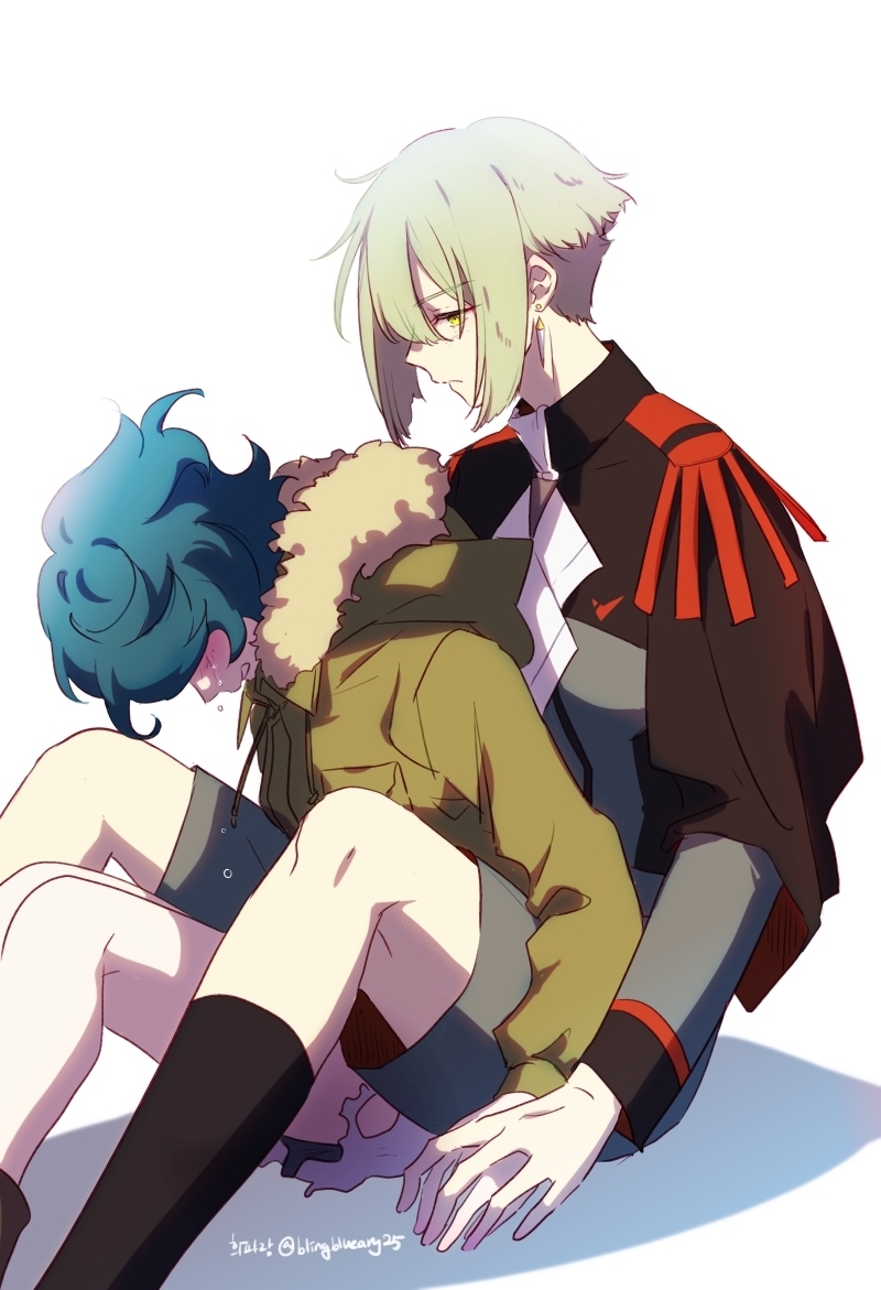 This is a pixiv picture whose title is 19話のエラン5号とノレア.