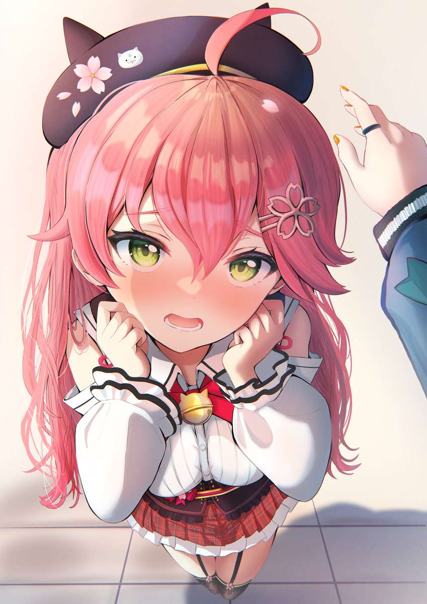 This is a pixiv picture whose title is 花びらと勘違い.