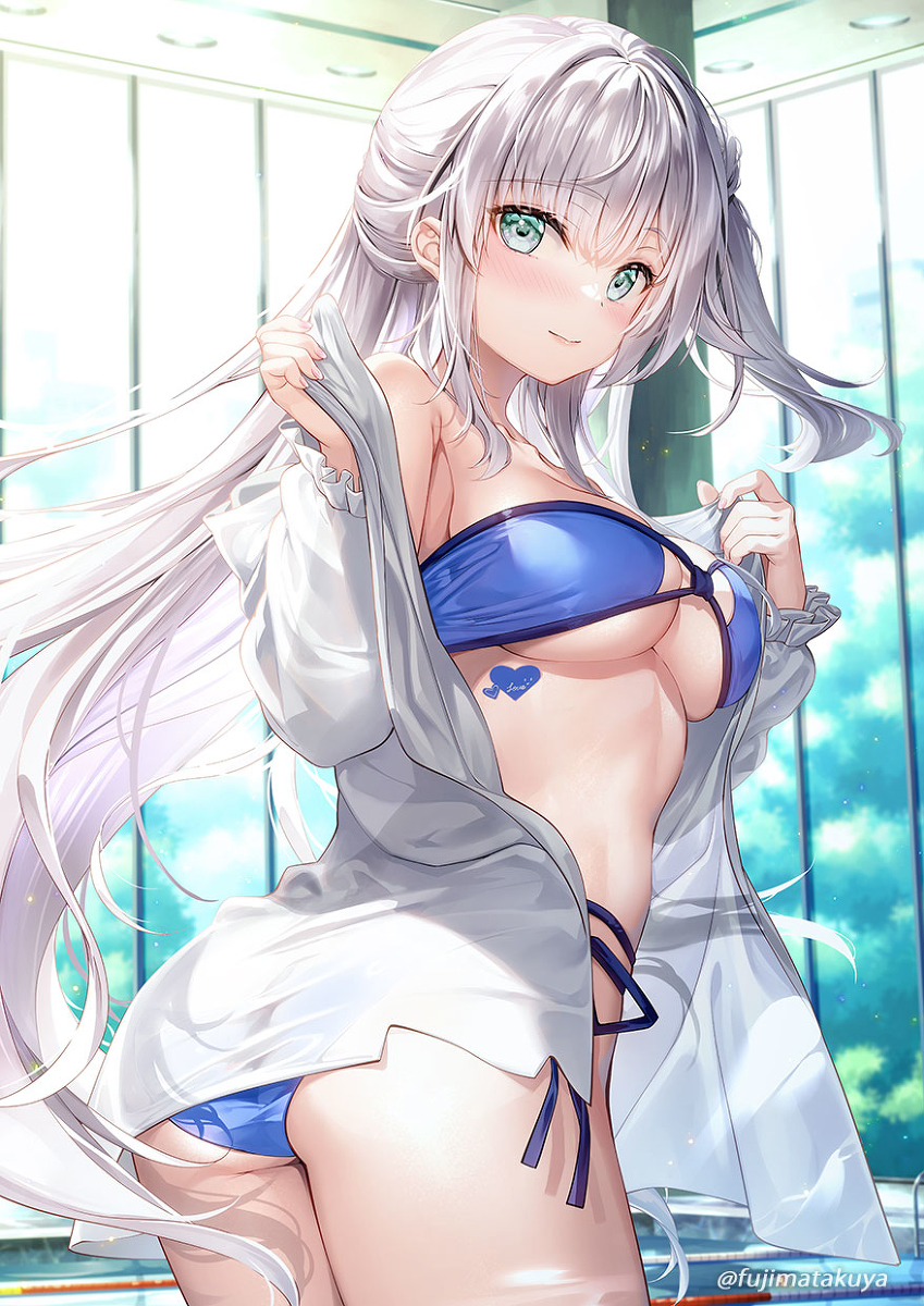 This is a pixiv picture whose title is ちょっと、はりきりすぎちゃったかな……？.