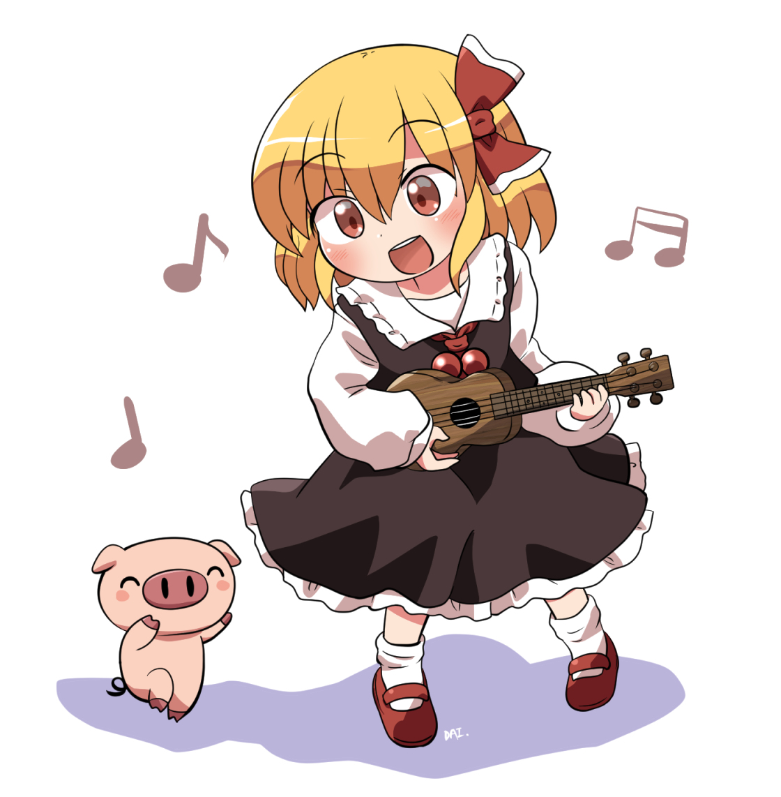 This is a pixiv picture whose title is ウクレレーみあ.