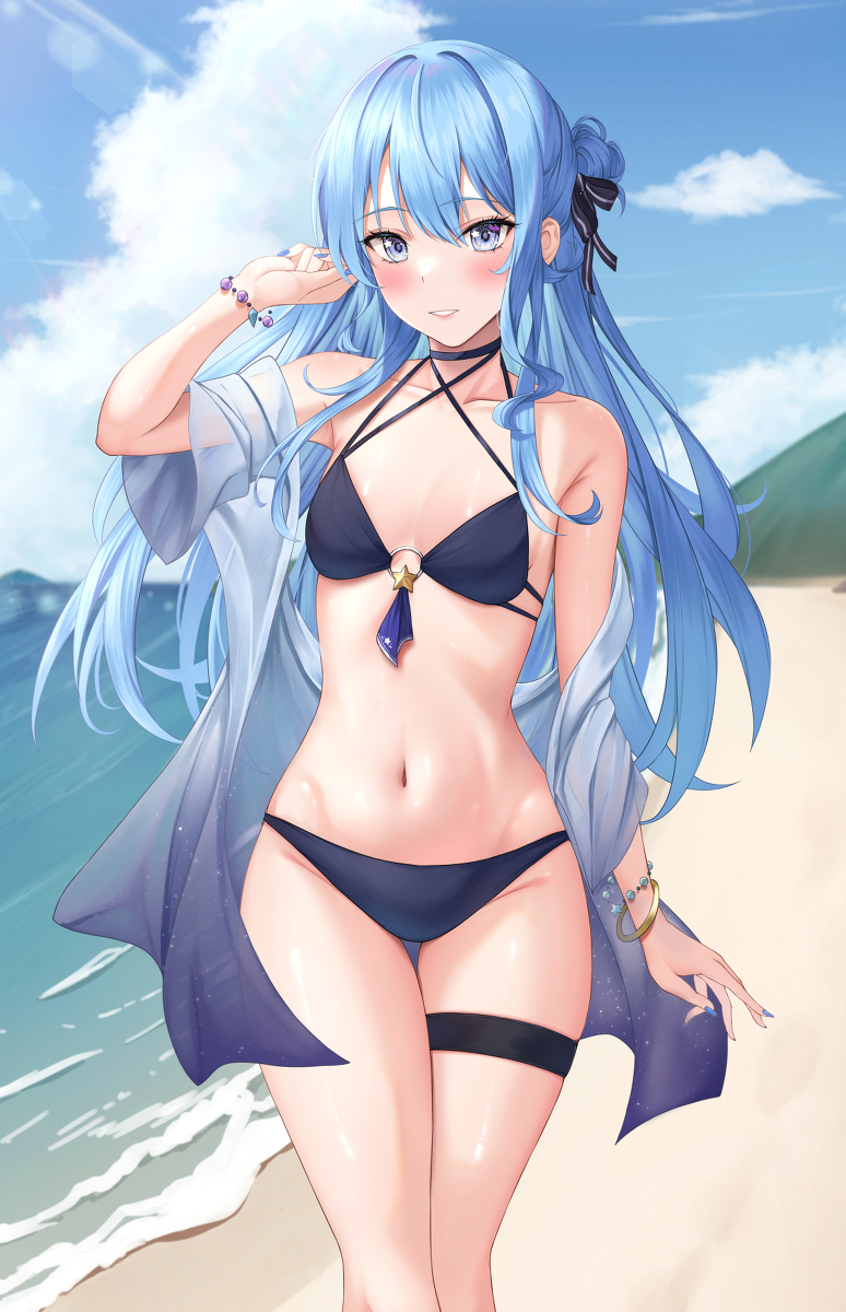 This is a pixiv picture whose title is キラキラサマー.