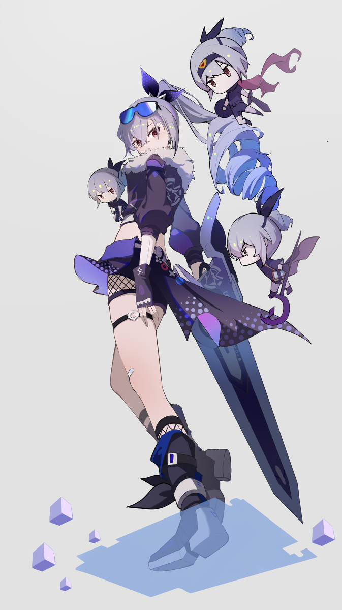 This is a pixiv picture whose title is Silver Wolf.