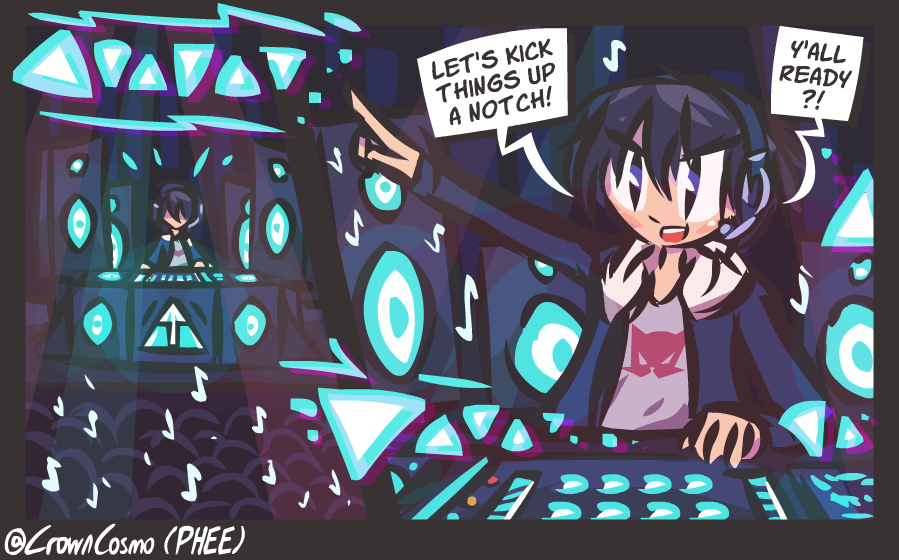 This is a pixiv picture whose title is Banger Alert! (DJ TG!).