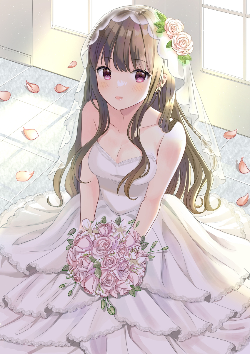 This is a pixiv picture whose title is ジューンブライド.