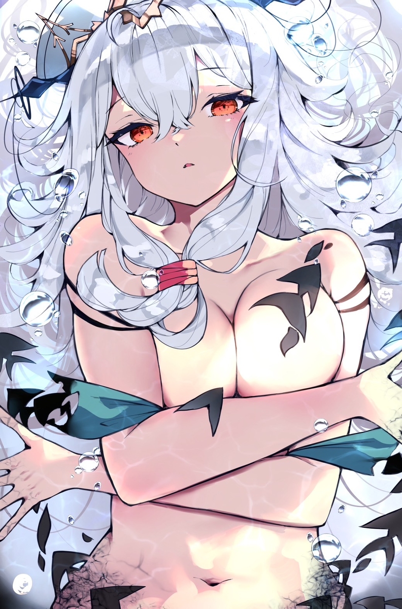 This is a pixiv picture whose title is 🐠.