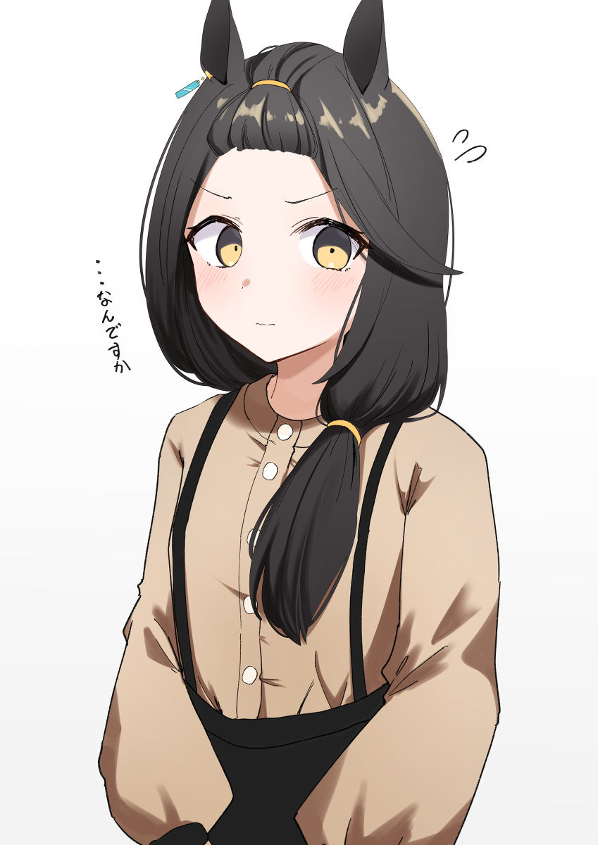 This is a pixiv picture whose title is 前髪上げカフェ.