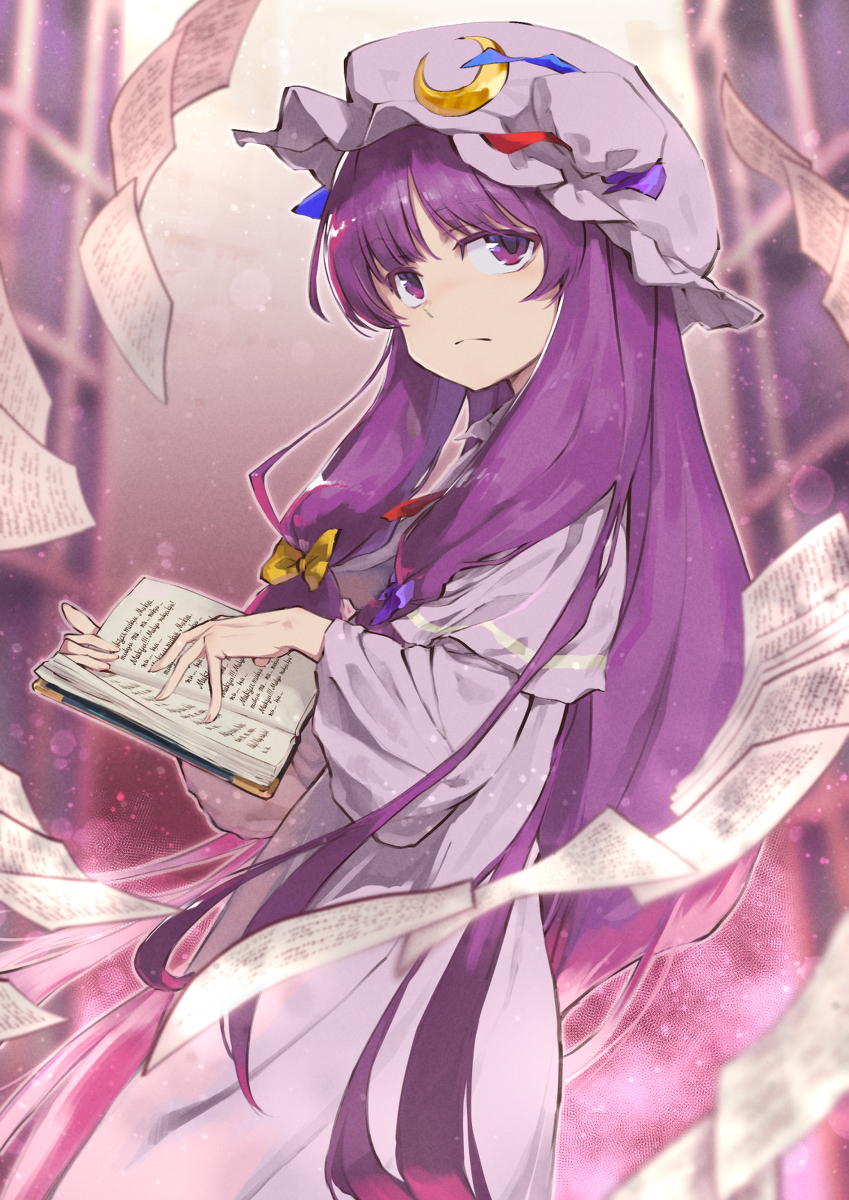 This is a pixiv picture whose title is パチュリー.