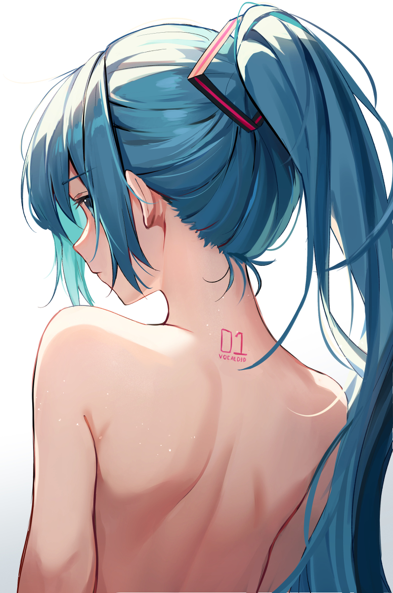 This is a pixiv picture whose title is 背.