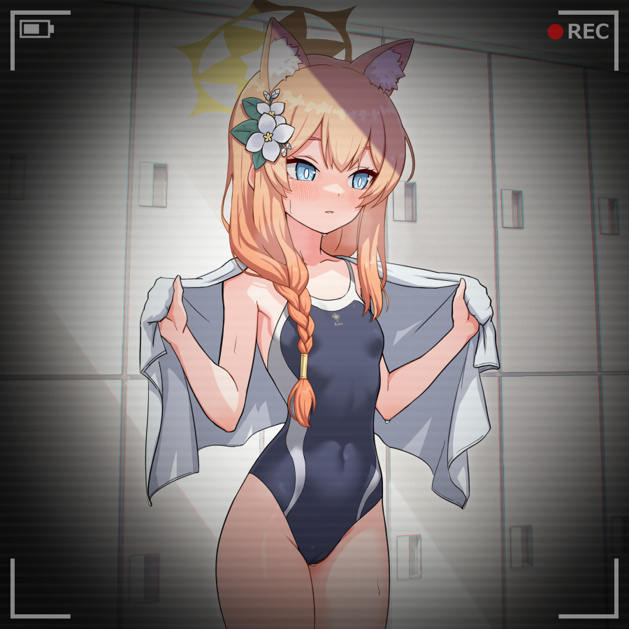 This is a pixiv picture whose title is マリー盗撮.