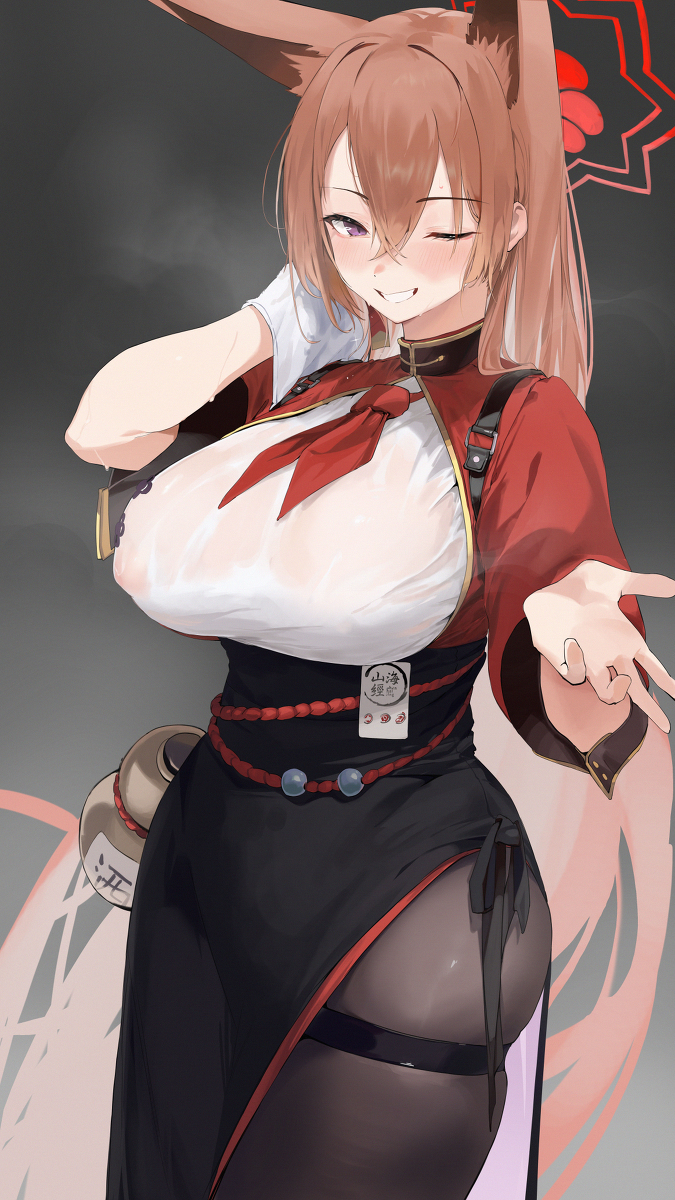 This is a pixiv picture whose title is 🍚🦊.