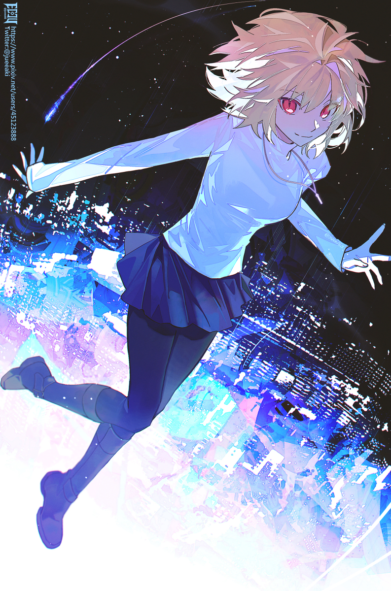 This is a pixiv picture whose title is 月姫.