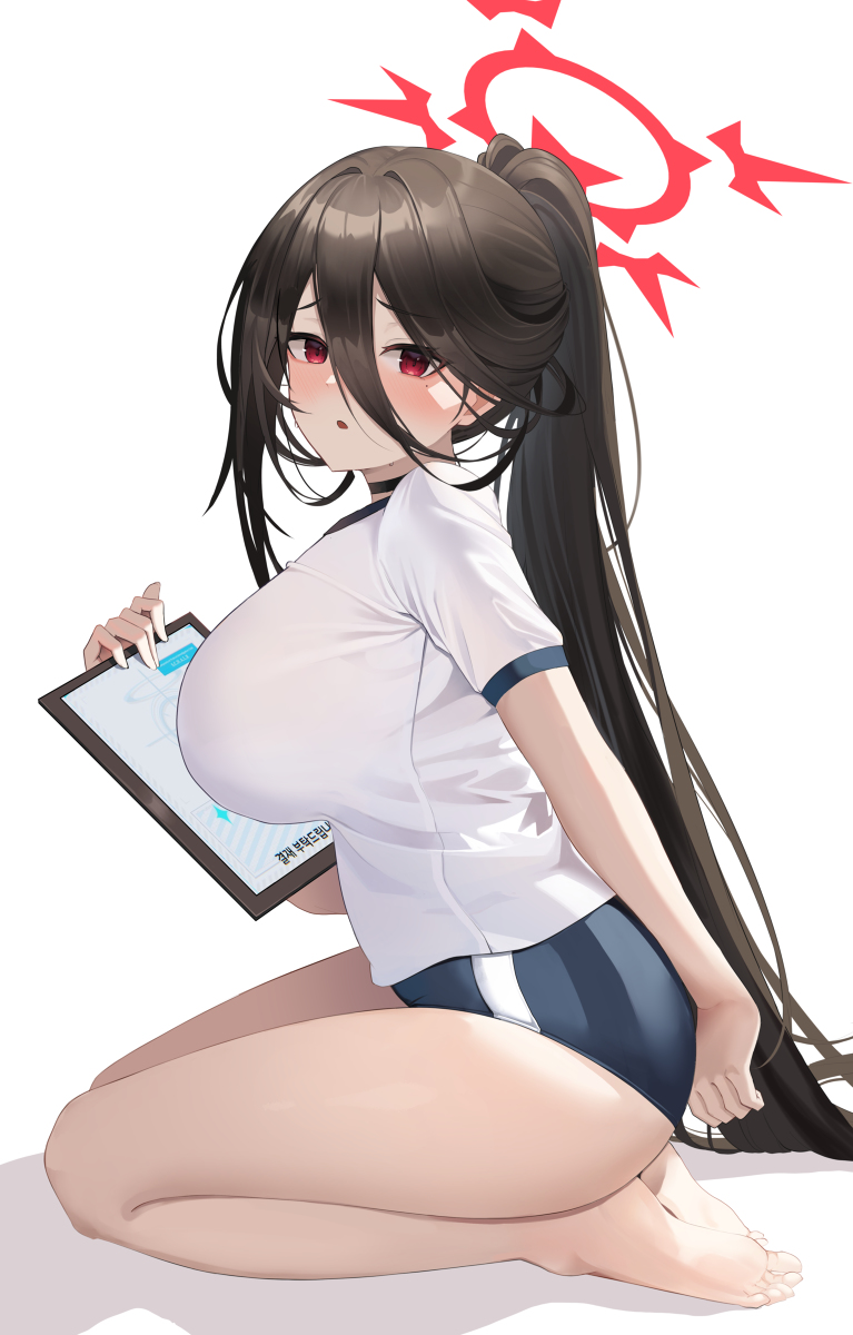 This is a pixiv picture whose title is 羽川ハスミ.