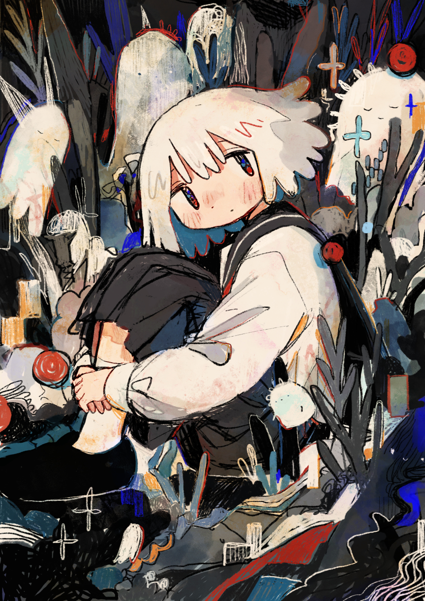 This is a pixiv picture whose title is 無題.