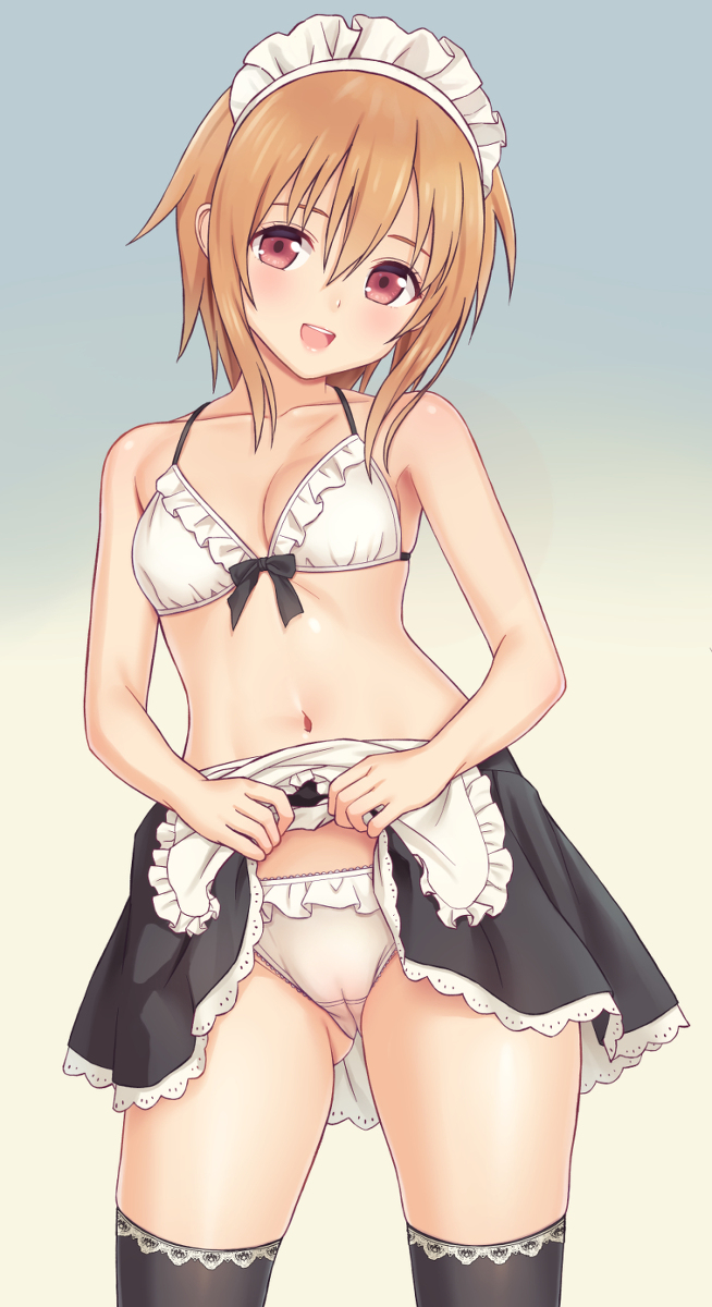 This is a pixiv picture whose title is メイド.