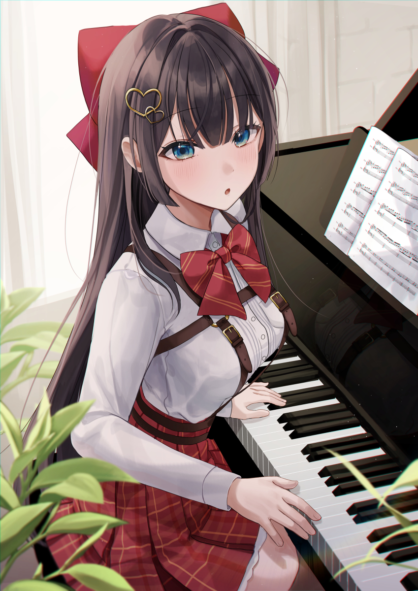 This is a pixiv picture whose title is 🎀.