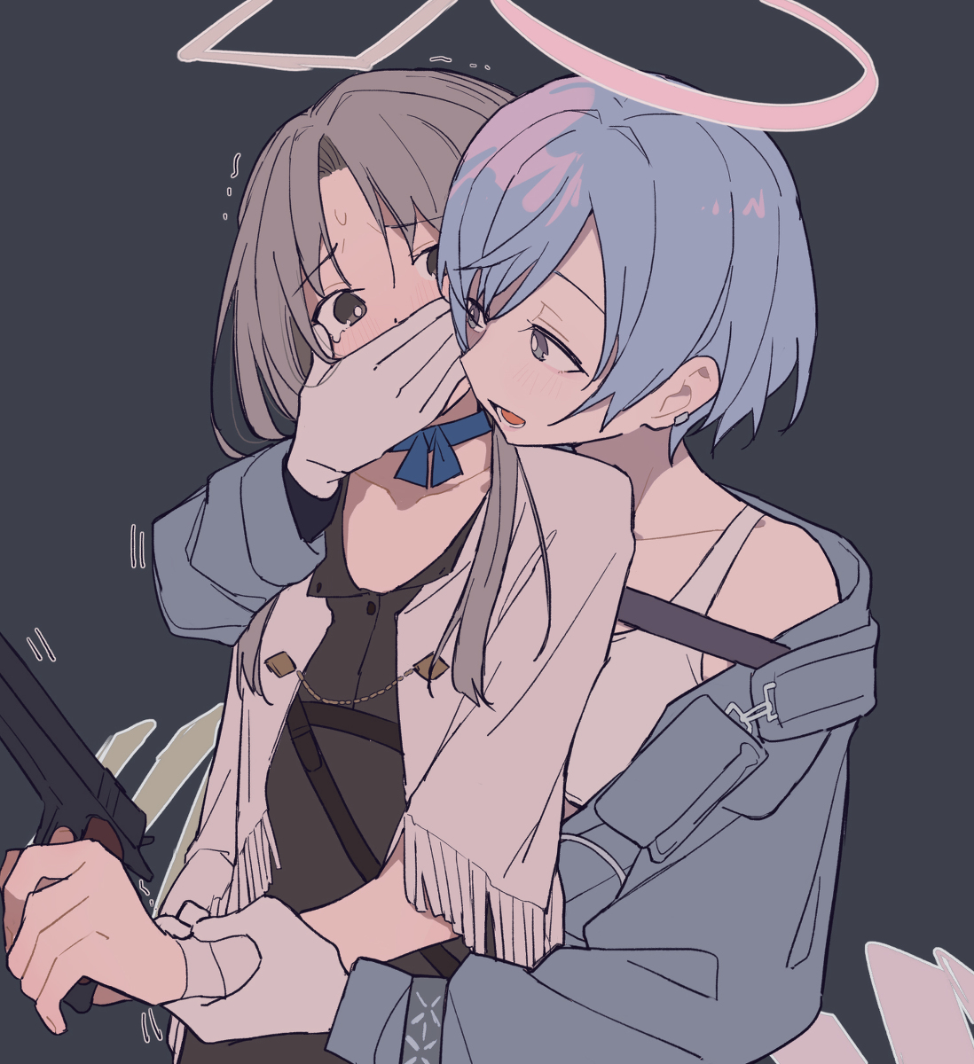 This is a pixiv picture whose title is 空构和福尔图娜.