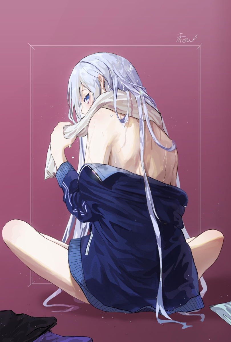 This is a pixiv picture whose title is 風呂上がり.
