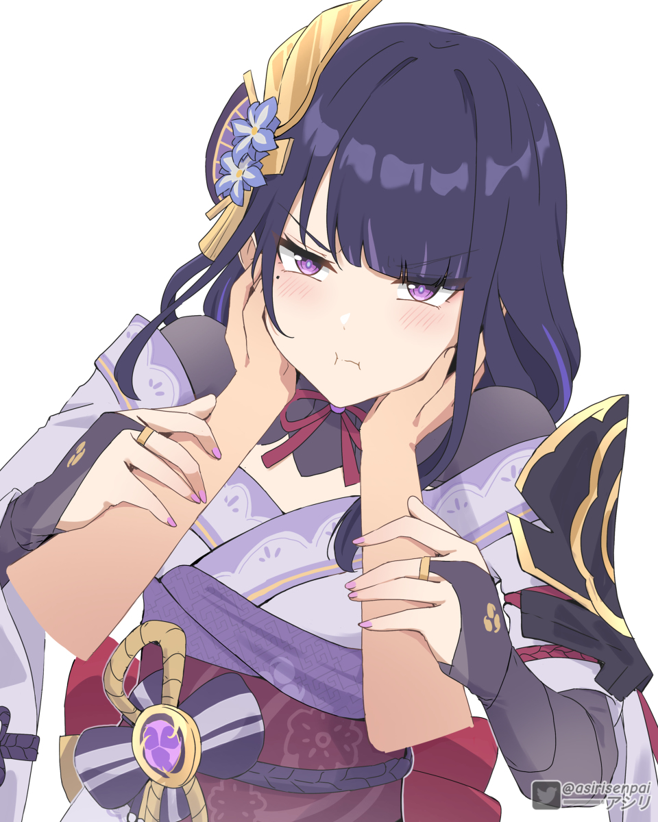 This is a pixiv picture whose title is Squishy Raiden Shogun/Ei🥰.