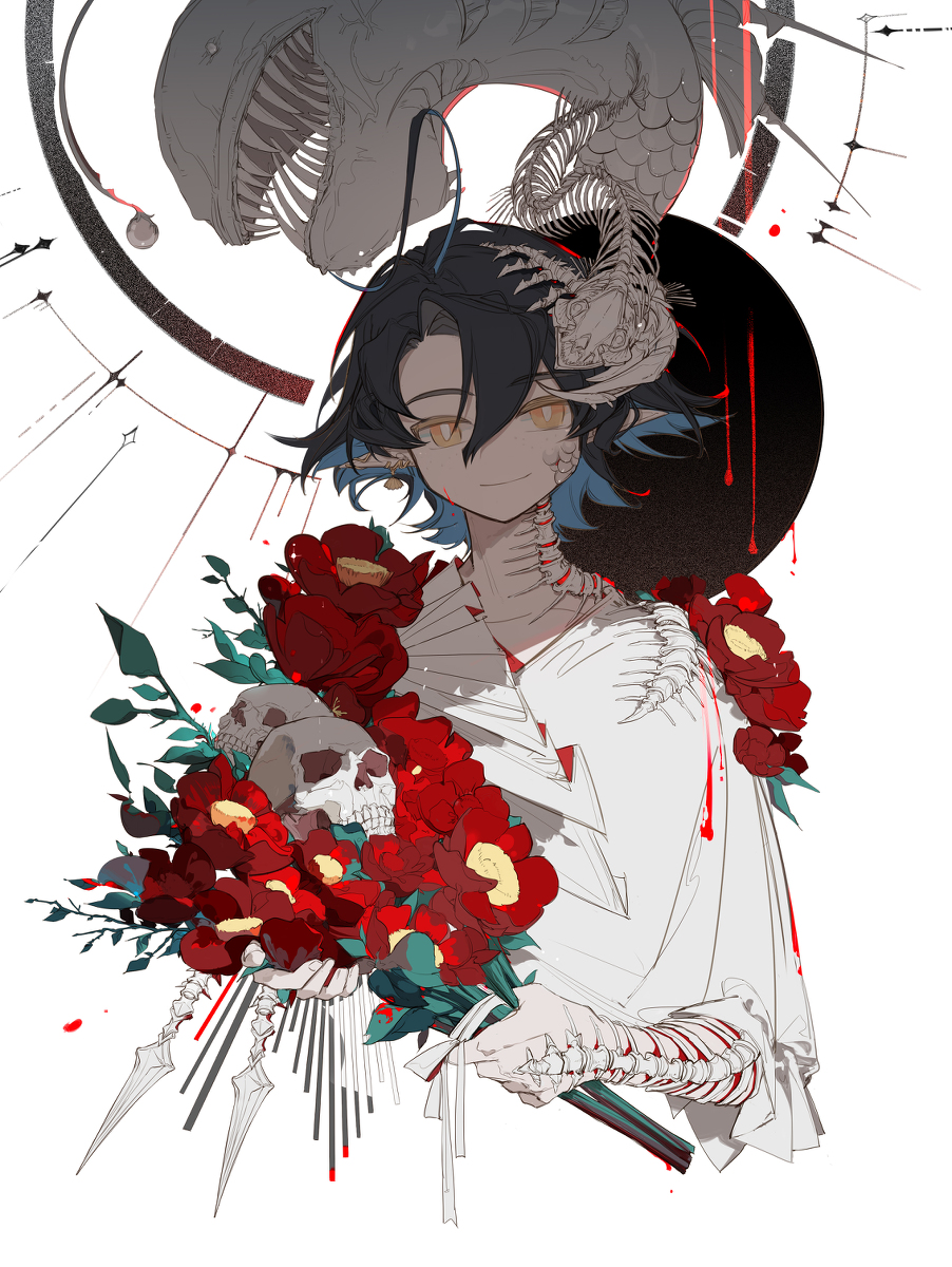 This is a pixiv picture whose title is 🎂.