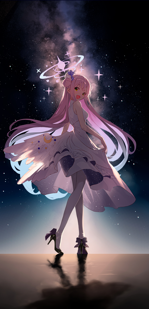 This is a pixiv picture whose title is 君は無邪気な夜の希望.