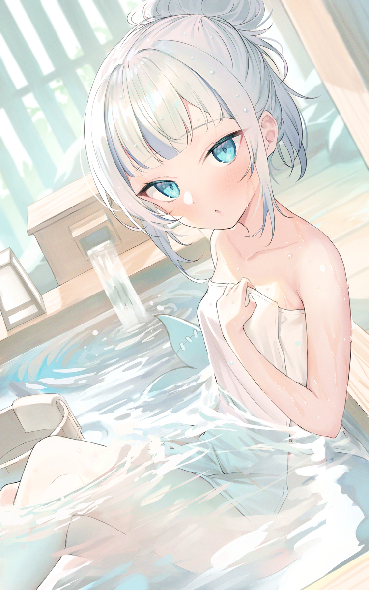 This is a pixiv picture whose title is 温泉ぐら.
