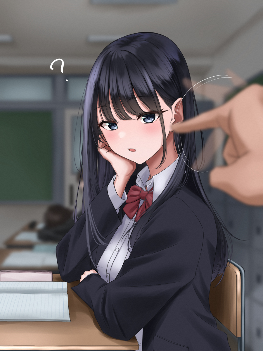 This is a pixiv picture whose title is 授業中に催眠を掛けてみる.