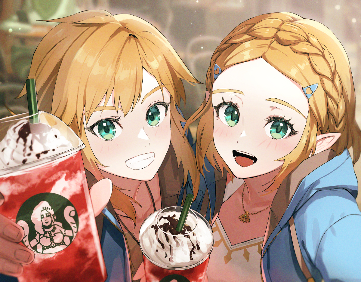 This is a pixiv picture whose title is ゼルダ姫の◯ンスタ最新投稿写真.