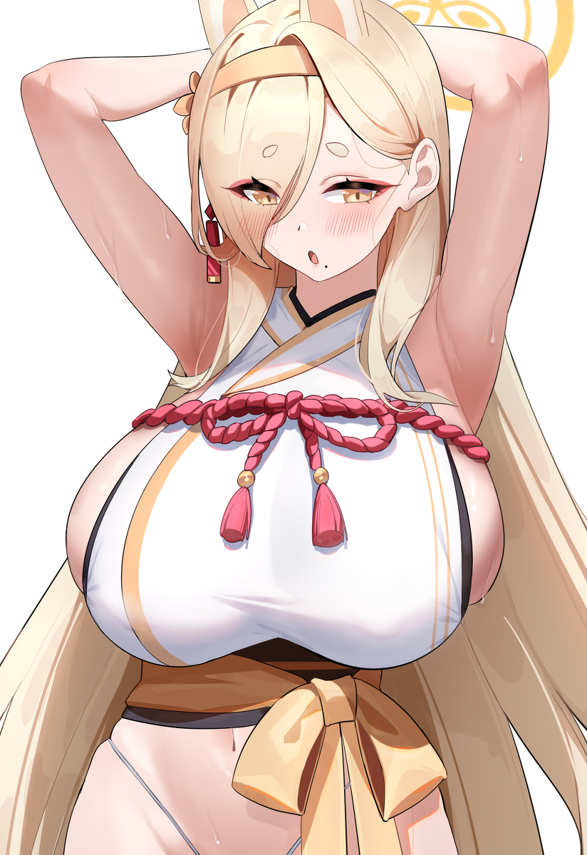 This is a pixiv picture whose title is 熱.