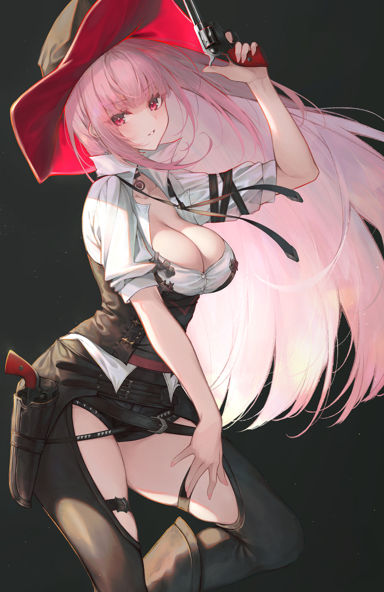 This is a pixiv picture whose title is 森 カリオペ - Sheriff.