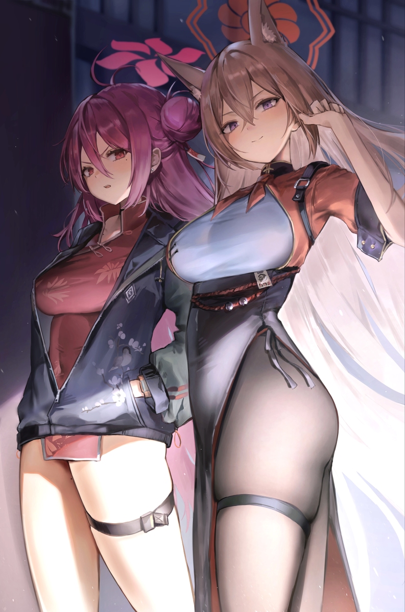 This is a pixiv picture whose title is ルミ & レイジョ.