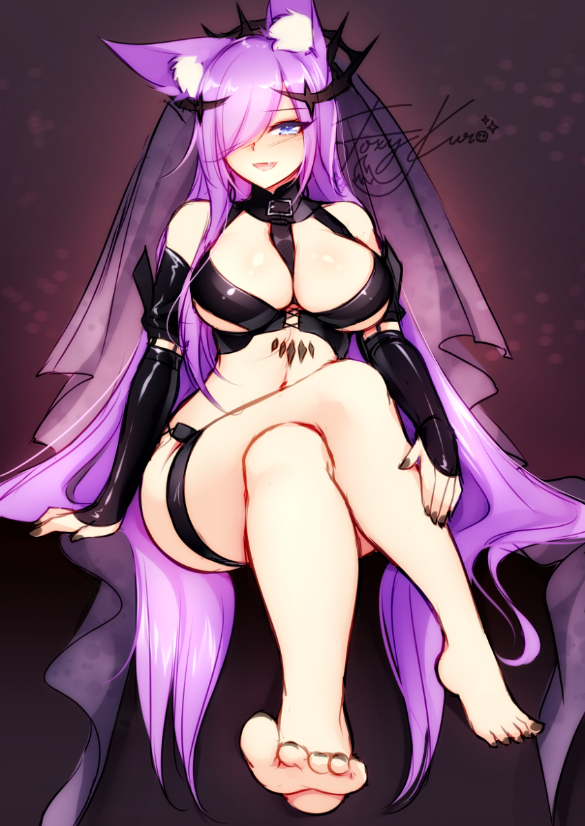 This is a pixiv picture whose title is Kuro Cosplays: Baobhan Sith FGO.