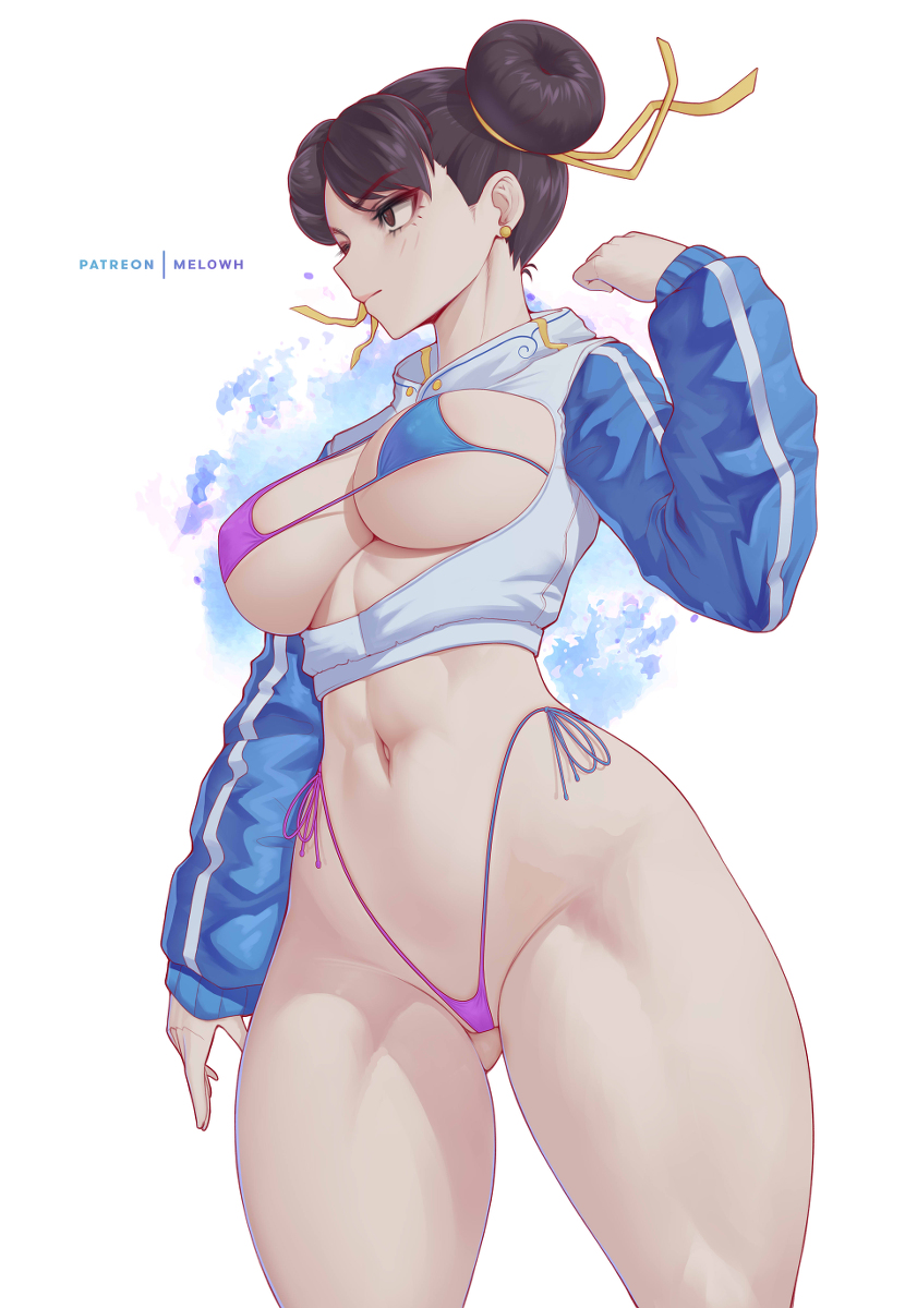 This is a pixiv picture whose title is Chun Li.