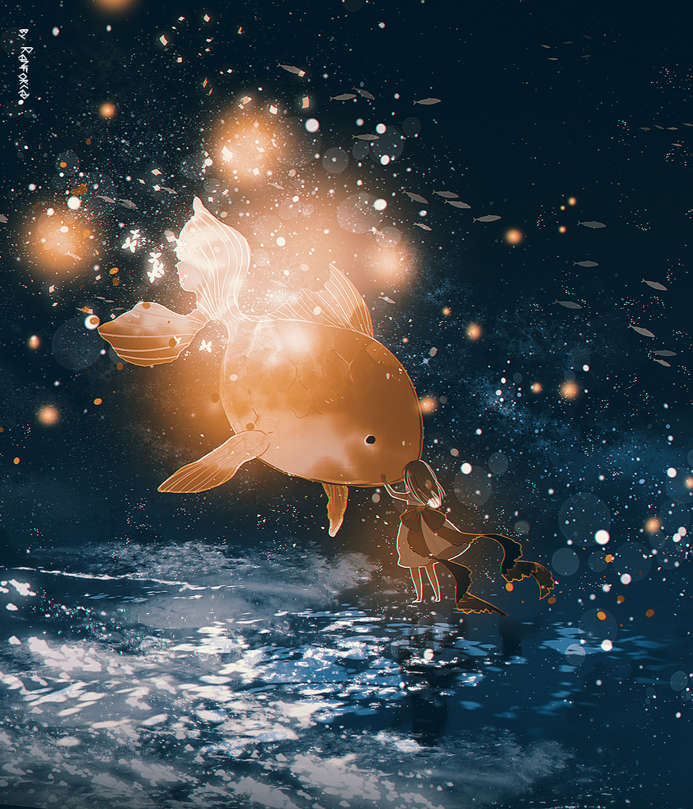 This is a pixiv picture whose title is Pisces.