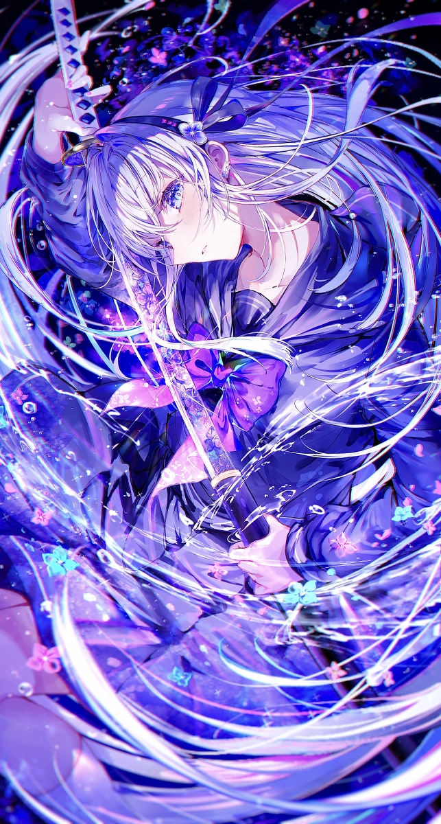 This is a pixiv picture whose title is 無常.